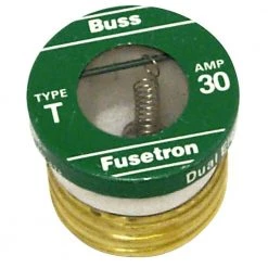 T Series 30 Amp Plug Fuses (2-Pack) by Cooper Bussmann