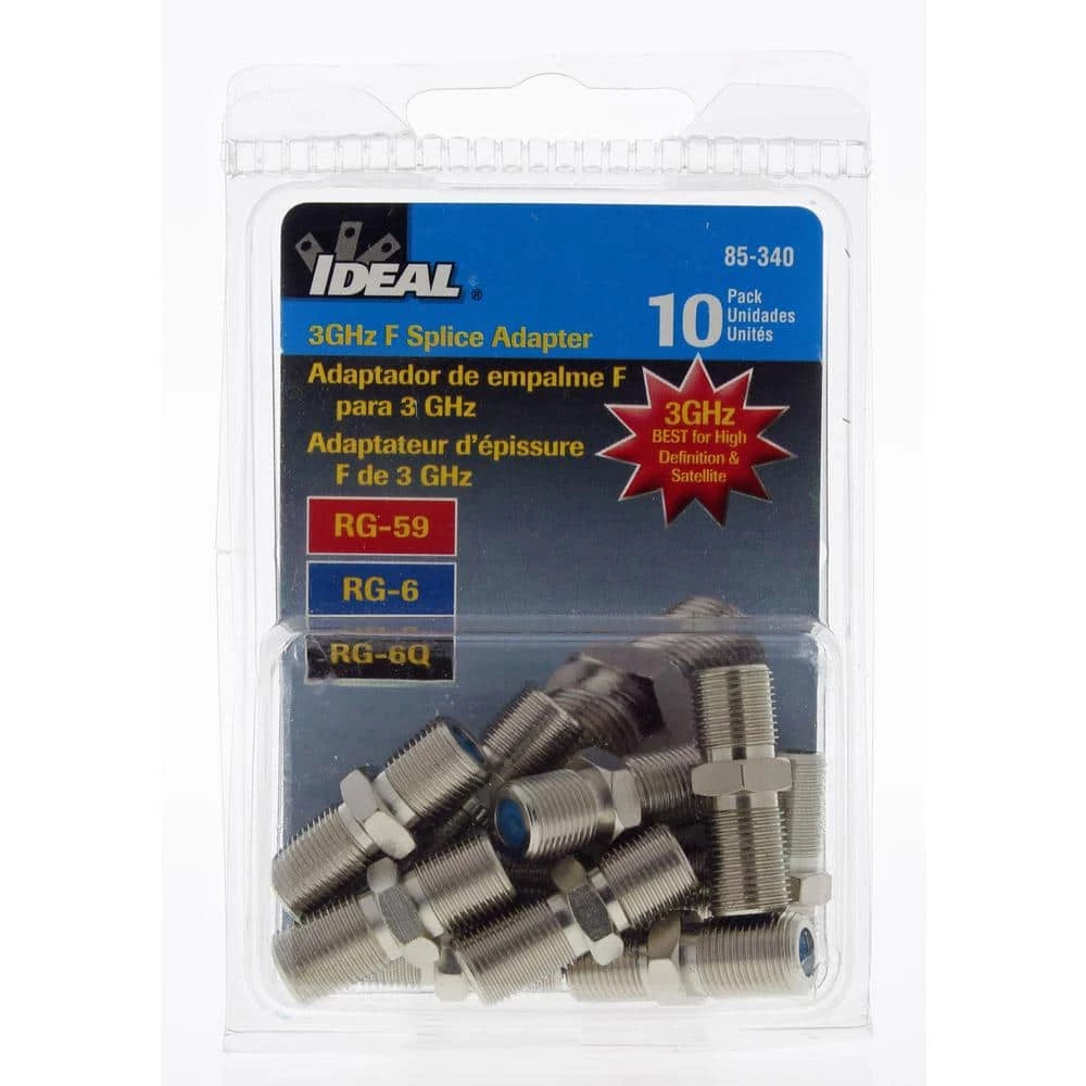 3 GHz F Splice Adapter (10 per Pack) by IDEAL 5 3 GHz F Splice Adapter (10 per Pack) by IDEAL - Image 5