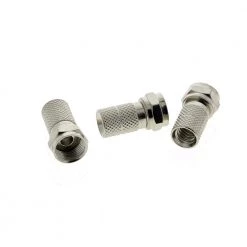RG-59 Twist-On F-Connectors (4-Pack) by IDEAL