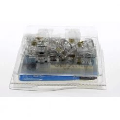 RJ11 Modular Plugs (Standard Package, 3-Packs of 25) by IDEAL -Cooper Bussmann sale ideal cable connectors 85 344 a0 1000