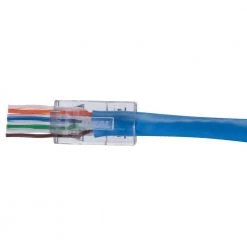Cat6 Feed-Thru RJ45 Modular Plug (25-Pack) by IDEAL -Cooper Bussmann sale ideal cable connectors 85 375 4f 1000