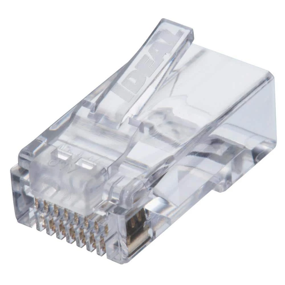 Cat6 Feed-Thru Modular Plug (50-Pack) by IDEAL 2 Cat6 Feed-Thru Modular Plug (50-Pack) by IDEAL - Image 2