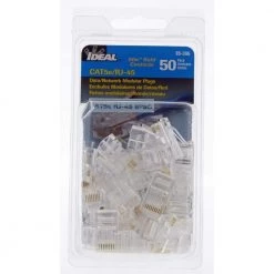 RJ-45 8-Position 8-Contact Category 5e Modular Plugs (50 per Pack) by IDEAL -Cooper Bussmann sale ideal cable connectors 85 396 fa 1000
