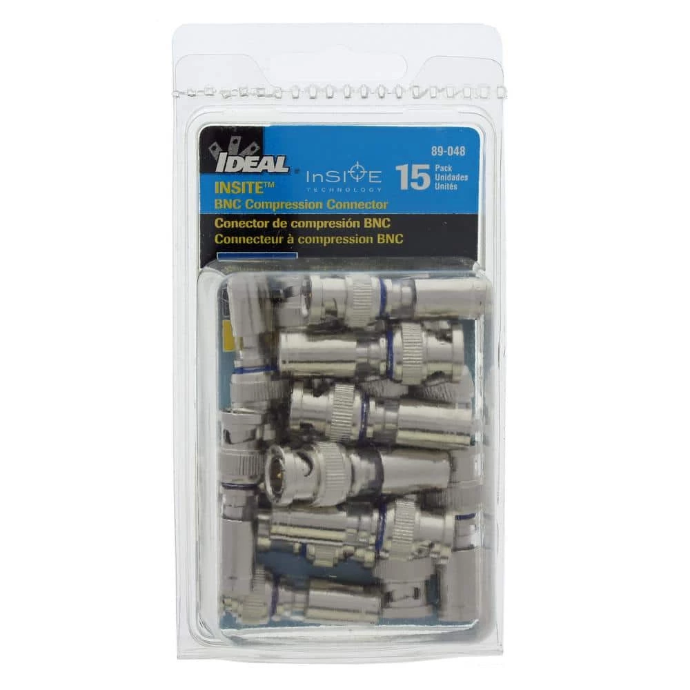 RG6 BNC Compression Connector (15-Pack) by IDEAL 2 RG6 BNC Compression Connector (15-Pack) by IDEAL - Image 2