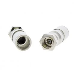 RG11 F Compression Connector, Nickle Plated (10 per Pack) by IDEAL -Cooper Bussmann sale ideal cable connectors 89 211 c3 1000