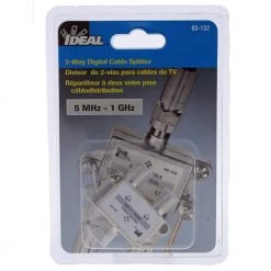 5 MHz - 1 GHz 2-Way High-Performance Cable Splitter (Standard Package, 4 Splitters) by IDEAL -Cooper Bussmann sale ideal cable splitters signal amplifiers 85 132 c3 1000