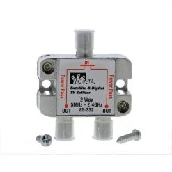 5 MHz - 2.4 GHz 2-Way Digital Splitter (Standard Package, 3 Splitters) by IDEAL