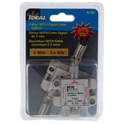 5 MHz - 2.4 GHz 2-Way Digital Splitter (Standard Package, 3 Splitters) by IDEAL 13 5 MHz - 2.4 GHz 2-Way Digital Splitter (Standard Package, 3 Splitters) by IDEAL -Cooper Bussmann sale ideal cable splitters signal amplifiers 85 332 c3 1000