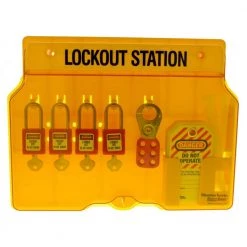 Four-Station Safety Lockout Station Kit by IDEAL 13 Four-Station Safety Lockout Station Kit by IDEAL -Cooper Bussmann sale ideal circuit breaker lockouts 44 778 c3 1000