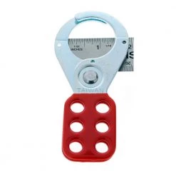 Safety Lockout Hasp, 1-1/2 in. Jaw 2/Card by IDEAL -Cooper Bussmann sale ideal circuit breaker lockouts 44 801 1f 1000