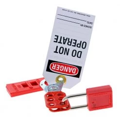 10-Lock Station Includes Locks Tags and Hasps by IDEAL -Cooper Bussmann sale ideal circuit breaker lockouts 44 806 1f 1000