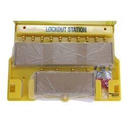 10-Lock Station Includes Locks Tags and Hasps by IDEAL -Cooper Bussmann sale ideal circuit breaker lockouts 44 806 66 1000