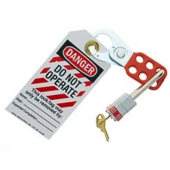 10-Lock Station Includes Locks Tags and Hasps by IDEAL -Cooper Bussmann sale ideal circuit breaker lockouts 44 806 c3 1000