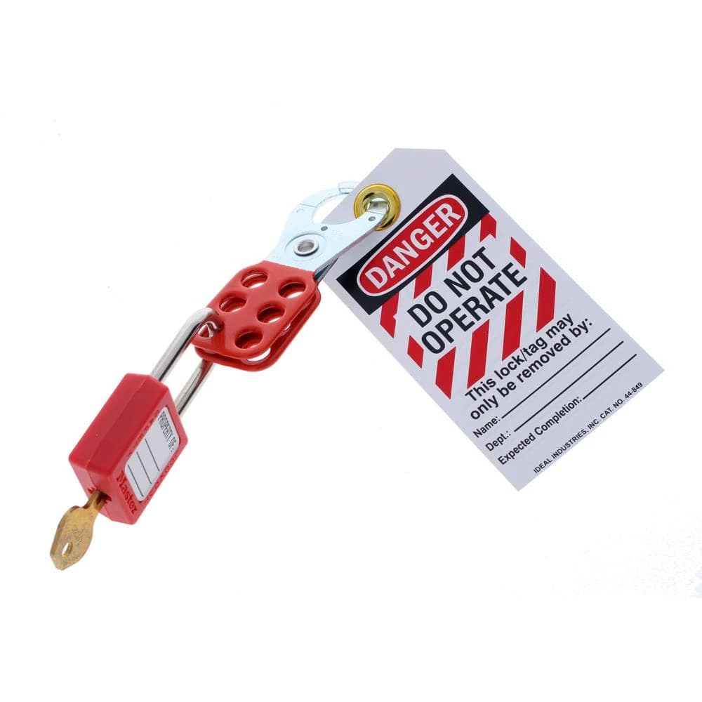 Lockout Tag Heavy Duty "Do Not Operate" Striped 5/Card by IDEAL 4 Lockout Tag Heavy Duty "Do Not Operate" Striped 5/Card by IDEAL - Image 4