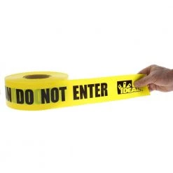 3 in. x 1,000 ft. Barricade Tape Caution Do Not Enter, Yellow by IDEAL 9 3 in. x 1,000 ft. Barricade Tape Caution Do Not Enter, Yellow by IDEAL -Cooper Bussmann sale ideal electrical tapes 42 002 1f 1000