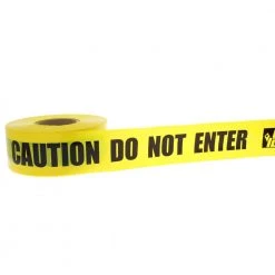 3 in. x 1,000 ft. Barricade Tape Caution Do Not Enter, Yellow by IDEAL 10 3 in. x 1,000 ft. Barricade Tape Caution Do Not Enter, Yellow by IDEAL -Cooper Bussmann sale ideal electrical tapes 42 002 44 1000