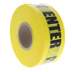 3 in. x 1,000 ft. Barricade Tape Caution Do Not Enter, Yellow by IDEAL 8 3 in. x 1,000 ft. Barricade Tape Caution Do Not Enter, Yellow by IDEAL -Cooper Bussmann sale ideal electrical tapes 42 002 4f 1000