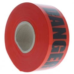 3 in. x 1000 ft. Barricade Tape, Danger, Red, (1 Roll) by IDEAL -Cooper Bussmann sale ideal electrical tapes 42 051 4f 1000