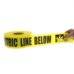 3 in. x 1,000 ft. Buried Electrical Line Caution Tape, Yellow (1 Roll) by IDEAL -Cooper Bussmann sale ideal electrical tapes 42 102 1f 1000