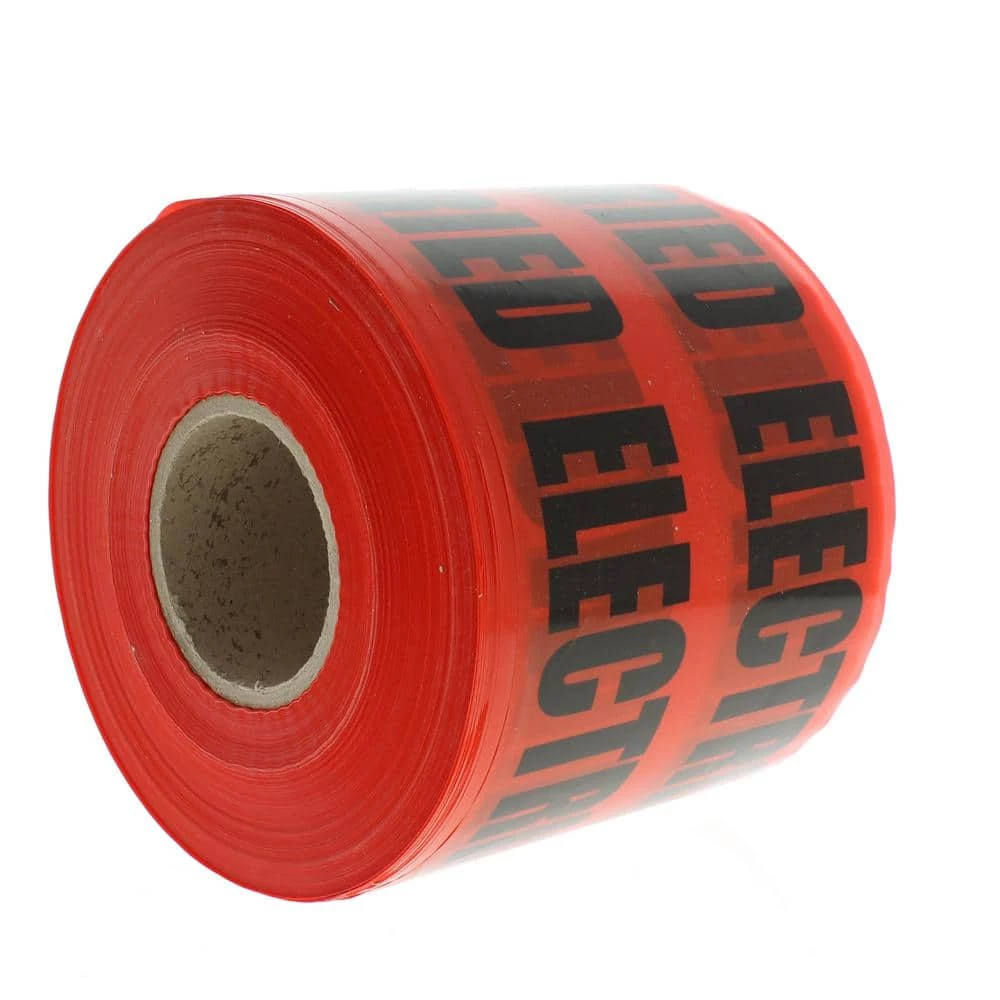 6 in. x 1000 ft.Non-Detect Underground Caution Buried Electric Line, Red (1 Roll) by IDEAL 3 6 in. x 1000 ft.Non-Detect Underground Caution Buried Electric Line, Red (1 Roll) by IDEAL - Image 3