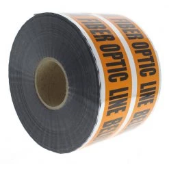 6 in. x 1,000 ft. Detectable Underground Caution Buried Fiber Optic Line, Orange by IDEAL -Cooper Bussmann sale ideal electrical tapes 42 252 44 1000