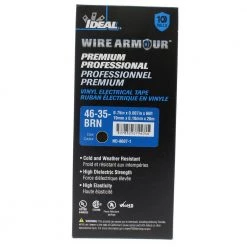Wire Armour 3/4 in. x 66 ft. Premium Vinyl Tape, Brown (10-Pack) by IDEAL 18 Wire Armour 3/4 in. x 66 ft. Premium Vinyl Tape, Brown (10-Pack) by IDEAL -Cooper Bussmann sale ideal electrical tapes 46 35 brn 10pk 44 1000