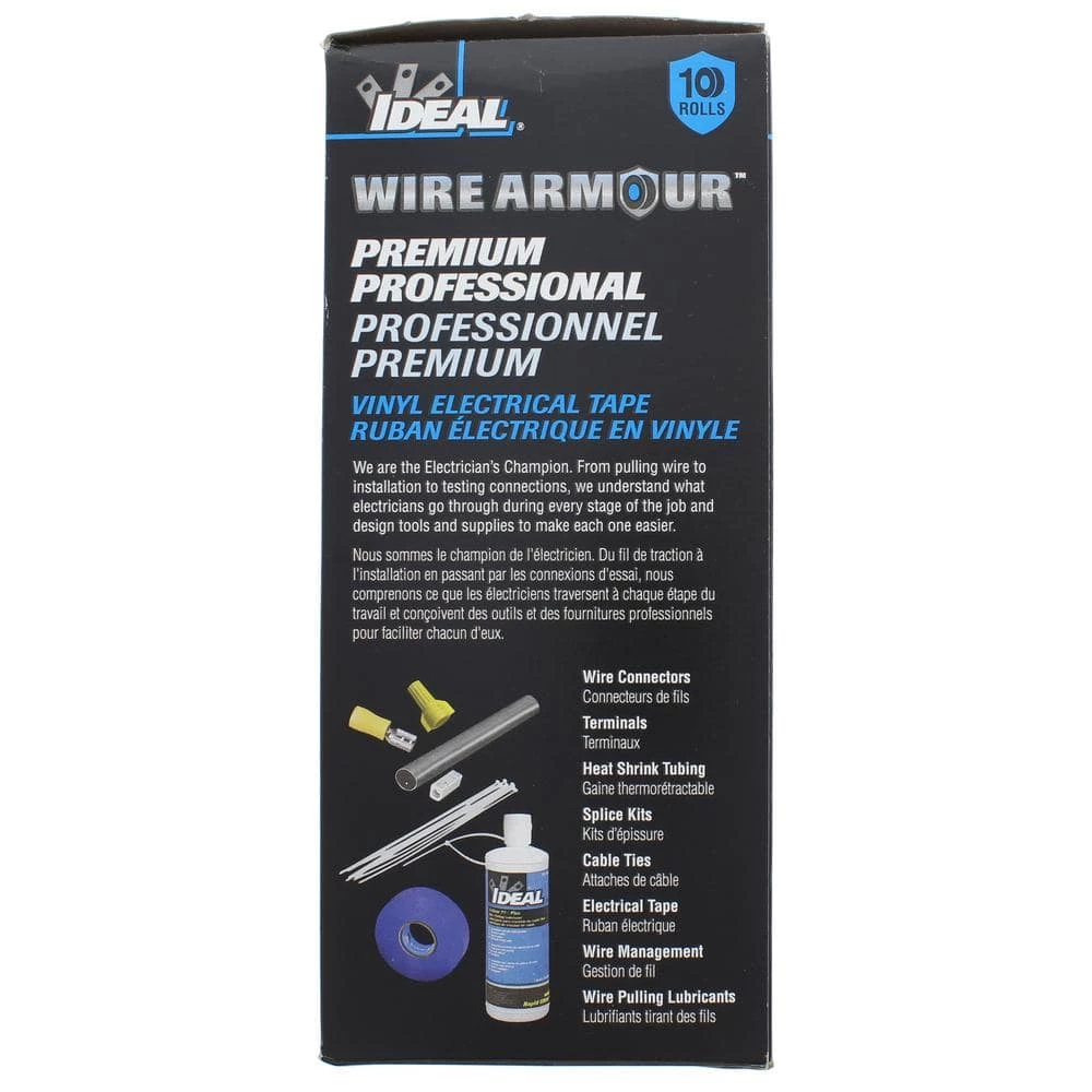 Wire Armour 3/4 in. x 66 ft. Premium Vinyl Tape, Brown (10-Pack) by IDEAL 2 Wire Armour 3/4 in. x 66 ft. Premium Vinyl Tape, Brown (10-Pack) by IDEAL - Image 2