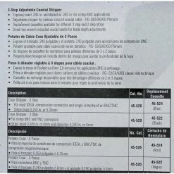 3 Step Coax Stripper by IDEAL -Cooper Bussmann sale ideal networking tools 45 520 66 1000