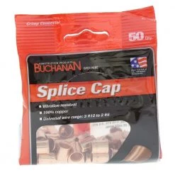 Splice Cap Copper Crimp Connector (50 per Box) by IDEAL -Cooper Bussmann sale ideal wire connectors wire terminals 2011s 66 1000