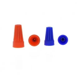 Assorted Orange and Blue Standard Wire Connectors by IDEAL