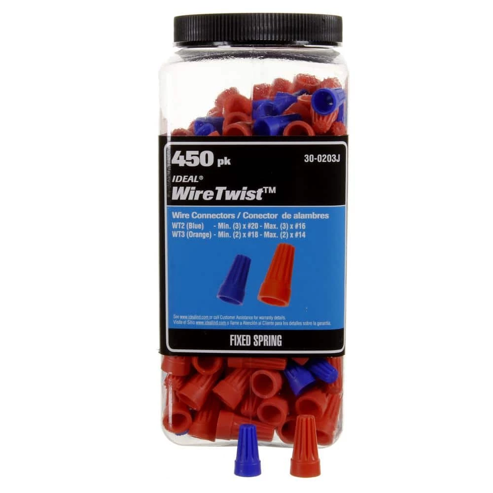 Assorted Orange and Blue Standard Wire Connectors by IDEAL 5 Assorted Orange and Blue Standard Wire Connectors by IDEAL - Image 5