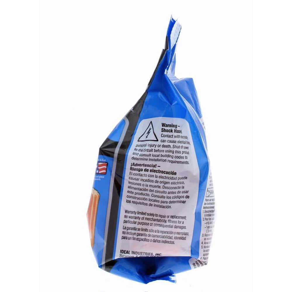 73B Orange WIRE-NUT Wire Connectors (100 per Bag, Standard Package is 3 Bags) by IDEAL 3 73B Orange WIRE-NUT Wire Connectors (100 per Bag, Standard Package is 3 Bags) by IDEAL - Image 3