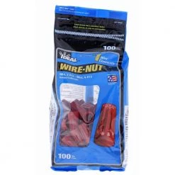 76B Red WIRE-NUT Wire Connectors (100 per Bag, Standard Package is 2 Bags) by IDEAL -Cooper Bussmann sale ideal wire connectors wire terminals 30 076p c3 1000