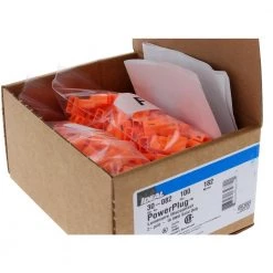 182 Model 2-Pole PowerPlug Luminaire Disconnect (100 per Box) by IDEAL -Cooper Bussmann sale ideal wire connectors wire terminals 30 082 44 1000
