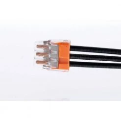 In-Sure Push-In Wire Connector, 3-Port - Orange (100 Per Bag, Standard Package is 3 Bags) by IDEAL -Cooper Bussmann sale ideal wire connectors wire terminals 30 1033p 31 1000 1