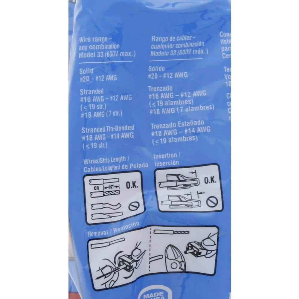 33 Orange In-Sure 3-Port Connectors (100-Pack) by IDEAL 8 33 Orange In-Sure 3-Port Connectors (100-Pack) by IDEAL - Image 8