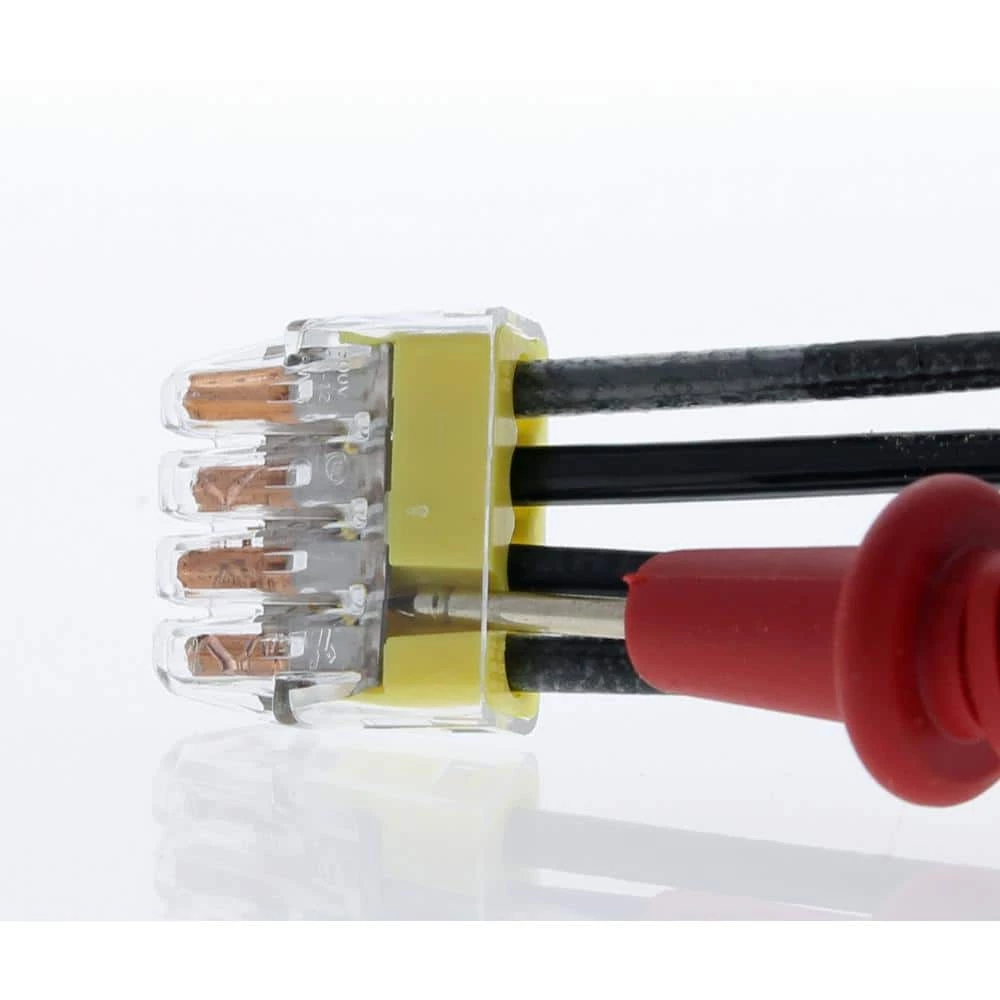 In-Sure Push-In Wire Connector, 4-Port - Yellow (100 Per Bag, Standard Package is 3 Bags) by IDEAL 7 In-Sure Push-In Wire Connector, 4-Port - Yellow (100 Per Bag, Standard Package is 3 Bags) by IDEAL - Image 7