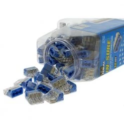 In-Sure Push-In Wire Connector, 10 AWG, 3-Port, 150 (Jar) by IDEAL -Cooper Bussmann sale ideal wire connectors wire terminals 30 1039j fa 1000