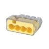 34 Yellow In-Sure 4-Port Connector (10-Pack) by IDEAL