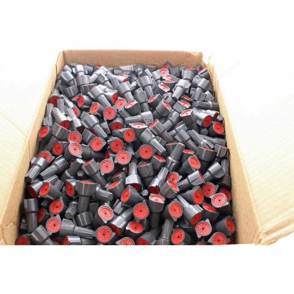 WeatherProof Wire Connector Model 62 in Gray and Red (1000-Box) by IDEAL 6 WeatherProof Wire Connector Model 62 in Gray and Red (1000-Box) by IDEAL - Image 6