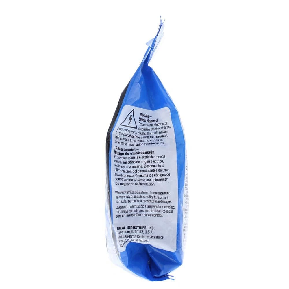 72 Blue WIRE-NUT Wire Connectors (100 per Bag, Standard Package is 3 Bags) by IDEAL 3 72 Blue WIRE-NUT Wire Connectors (100 per Bag, Standard Package is 3 Bags) by IDEAL - Image 3