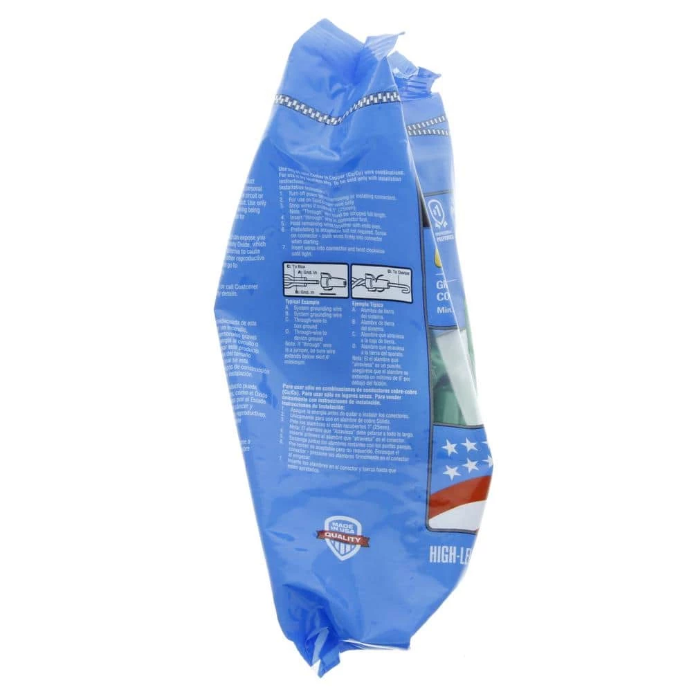 Greenie Grounding Wire Connectors 92 Green (100 per Pack) by IDEAL 2 Greenie Grounding Wire Connectors 92 Green (100 per Pack) by IDEAL - Image 2