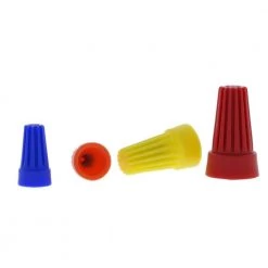 WireTwist Blue, Orange, Yellow, Red Assorted Colors Wire Connectors (300-Count Jar) by IDEAL