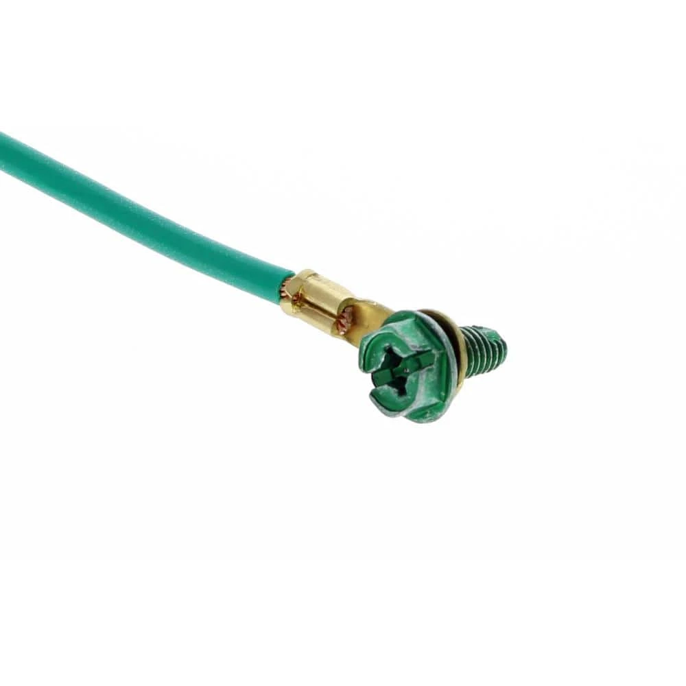 8 in. Grounding Pigtail 12 AWG Green Stranded Wire with #10 Fork/#10 Ring and Screw (25 per Bag) by IDEAL 4 8 in. Grounding Pigtail 12 AWG Green Stranded Wire with #10 Fork/#10 Ring and Screw (25 per Bag) by IDEAL - Image 4