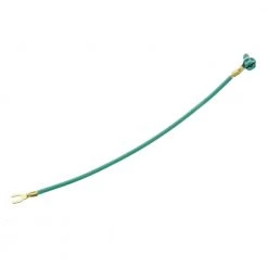 12 AWG Stranded Grounding Pigtail with #10 Fork/Ring/Ground Screw, (50-Pack) by IDEAL