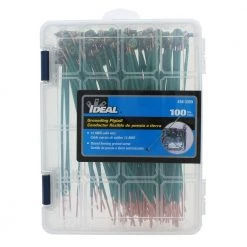 8 in. 12 AWG 1-Wire Solid Stripped Pigtail Loop and Screw, Green (100-Box) by IDEAL -Cooper Bussmann sale ideal wire connectors wire terminals 30 3399 4f 1000