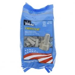 Twister Wire Connectors 341 Tan (100 Per Package) by IDEAL -Cooper Bussmann sale ideal wire connectors wire terminals 30 341p c3 1000