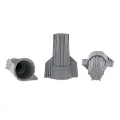 342 Twister Wire Connector, Gray (50-Box) by IDEAL -Cooper Bussmann sale ideal wire connectors wire terminals 30 342 4f 1000