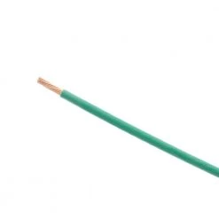 8 in. 12 AWG 1-Wire Stranded Pigtail Fork Stripped, Green (25-Pack) by IDEAL -Cooper Bussmann sale ideal wire connectors wire terminals 30 3480 4f 1000