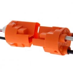 Model 103X, PowerPlug Luminaire Disconnect, 3 Wire in Orange (100 per Jar) by IDEAL -Cooper Bussmann sale ideal wire connectors wire terminals 30 353xj 44 1000